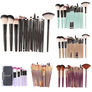 MAANGE 18/15/7/Pcs Makeup Brushes Set Eyebrow Eyeliner Foundation Brush pincel maquiagem Powder Blush Professional Make Up Brush